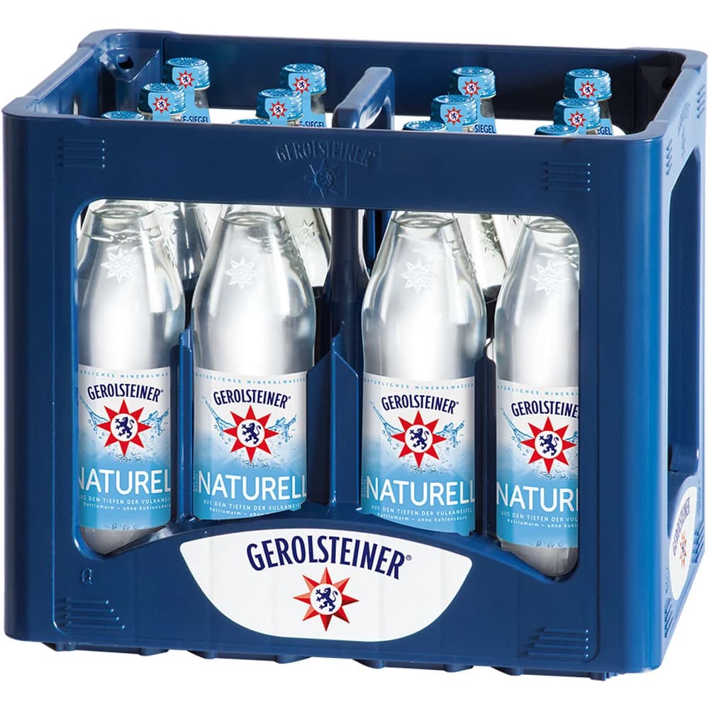 Gerolsteiner Naturell Individual 12 x 0,75 Liter Glas